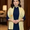 Khăn lụa tơ tằm thêu tay cao cấp