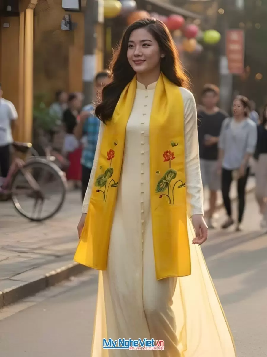 Set quà tặng khăn lụa và hộp sơn mài. Quà tặng đối tác, khách du lịch
